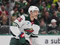 Brodin di Wild esce da Gara 5 contro Stars con un infortunio alla parte inferiore del corpo