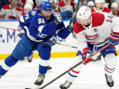 Slafkovsky completa la tripletta in OT mentre Canadiens batte Lightning in Gara 1