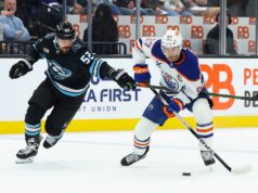Gli Oilers perdono contro il motivato Mammoth nella possibile anteprima dei playoff