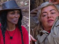 Sinitta definisce Gemma Collins “scherzo” perché sono uno scontro tra compagni di campeggio di celebrità
