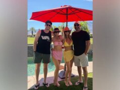 Christina Haack e Heather Rae El Moussa fanno girare la testa in bikini durante una fuga di famiglia nel deserto glam