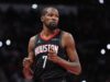 Kevin Durant dei Rockets discutibile per Gara 3 contro Lakers