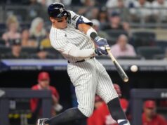 Giudice, Trout ogni homer due volte mentre gli Yankees battono gli Angels nel thriller