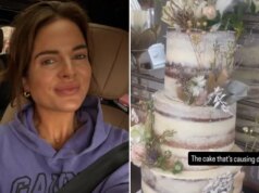 Bakery sostiene che il milionario Binky Felstead li ha “fantasma” dopo il matrimonio e la torta di compleanno gratuiti