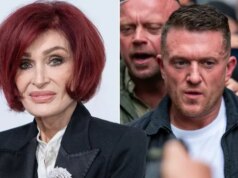 Sharon Osbourne partecipando a una marcia di Tommy Robinson dimostra che Kneecap aveva ragione su di lei
