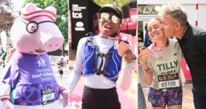 Come se la sono cavata le celebrità alla maratona di Londra: da Cynthia Erivo a Daddy Pig