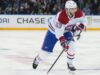 Il difensore dei Canadiens Noah Dobson si è infortunato bloccando il tiro