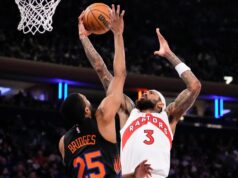 I Raptors perdono 13 partite consecutive contro i Knicks, non possono ancora conquistare i playoff