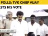 Sondaggi TN 2026: il capo della TVK Vijay esprime il suo voto