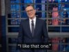 Stephen Colbert riassume allegramente i migliori segnali della protesta No Kings