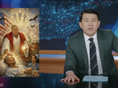 Il Daily Show definisce stronzate il post di Trump su AI Jesus come uno scherzo