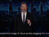 Jimmy Kimmel prende in giro Trump per aver condiviso un’altra immagine AI di Gesù