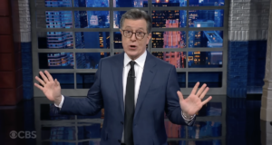 Stephen Colbert reagisce al piano di Trump di prendere di mira la stampa alla cena dei corrispondenti della Casa Bianca