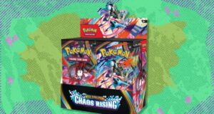I preordini della scatola di visualizzazione del booster Chaos Rising del GCC Pokémon sono finalmente attivi su Amazon, ma c’è un problema