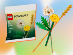 Il Lego gratuito di superb aprile è un simpatico mazzo di fiori di campo della collezione Botanicals