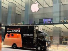 L’Apple Retailer fa da sfondo alla sfrontata trovata pubblicitaria di Honor a Hong Kong