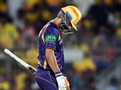 I problemi del Capitano KKR senza vittorie Ajinkya Rahane aumentano, rimproverato dalla BCCI per violazione del codice di condotta