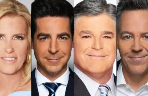 Fox Information Channel supera ABC e NBC in prima serata nei giorni feriali nel mese di aprile mentre domina CNN e MS NOW