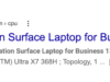 Un Microsoft Floor Laptop computer inedito è apparso negli elenchi dei benchmark. Ecco cosa rivelano.