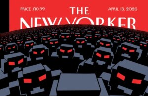 La storia dietro la sorprendente copertina da incubo tecnologico dei newyorkesi