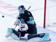 Kokko ferma 26 tiri nel primo avvio di NHL mentre Kraken batte Flames