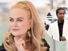 APPENA POSSIBILE Rocky experience mentre Nicole Kidman cube che bacerà Rihanna