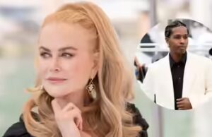 APPENA POSSIBILE Rocky experience mentre Nicole Kidman cube che bacerà Rihanna