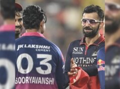 Lo straordinario gesto di Virat Kohli per Vaibhav Sooryavanshi dopo lo scontro RR vs RCB conquista i cuori