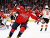 Ovechkin segna due volte, segnando 30 gol per la 20esima stagione, mentre i Capitals battono i Flyers