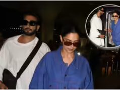 Ranveer sorveglia Deepika mentre la coppia viene avvistata all’aeroporto