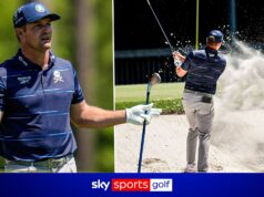 Disastro! DeChambeau effettua TRE colpi per uscire dal bunker di Amen Nook!