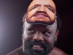 Chisora, ricca di carriera, indossa la maschera di Fury alla pesatura di Wilder