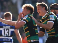 Northampton aumenta il vantaggio in testa al Prem Rugby con la vittoria finale su Bathtub