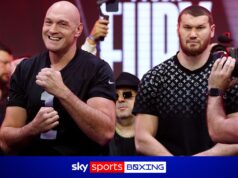 Guarda chi è TORNATO! Fury si dichiara numero 1 dopo il gelido confronto del peso!