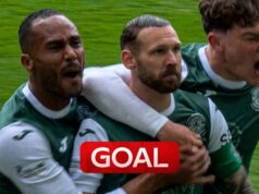 Altro dramma tardivo! I cuori battono NOVE uomini Hibs per portare tre punti di vantaggio