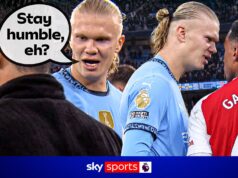 “Sta suonando di nuovo!” | I gol di Haaland, l’aggressività e i momenti famigerati contro l’Arsenal