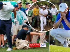 I momenti più scioccanti di Masters! | Tiger placcato, crollo di Spieth e altro ancora!