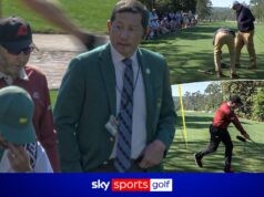 Garcia ha parlato con gli ufficiali del Masters dopo essersi scagliato contro e aver rotto la scatola del tee!