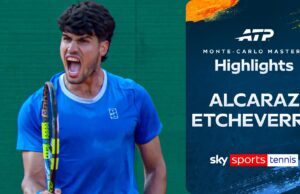 L’Alcaraz rimbalza e batte l’Etcheverry a Monte-Carlo