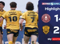 Wigan Warriors 14-24 Castleford Tigers