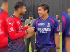 Vaibhav Sooryavanshi preso in giro scherzosamente da RCB Star. La sua risposta vince Web – Video