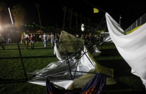 Coachella 2026: venti violenti interrompono competition e campeggi