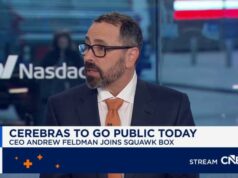 Cerebras quasi raddoppia al debutto al Nasdaq, superando la capitalizzazione di mercato di 100 miliardi di dollari dopo una IPO di successo