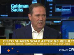 Il CEO di Cisco afferma che la tecnologia sta entrando in un “superciclo di rete” con le azioni che aumentano del 14% grazie alla forte domanda di intelligenza artificiale