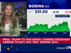 La Cina ordinerà 200 jet Boeing, ha detto Trump a Fox Information
