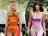 Al passo con Censori? Kim Kardshian interpreta la moglie di Kanye West, Bianca, con un look selvaggio ispirato ai fembot del Met Gala