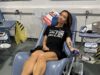 Myleene Klass esorta i fan a donare il sangue mentre condivide il video del processo di donazione