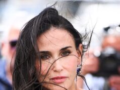 ALISON BOSHOFF: Windswept Demi, 63 anni, è l’attrazione principale di Cannes…