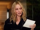 Kylie Minogue, 57 anni, legge la lettera emozionante che ha scritto al suo futuro figlio durante la fecondazione in vitro in scene strazianti di documentari: “Riesci a sentirmi mentre inspiro la vita in te?”