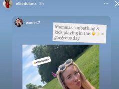 Ellie Dolan, 26 anni, ex star di Coronation Road, Alan Halsall, condivide la prima foto da quando si è separata dall’attore, 43 anni, mentre prende il sole nel parco dopo che è stato rivelato che sta prendendo la rottura “duramente”